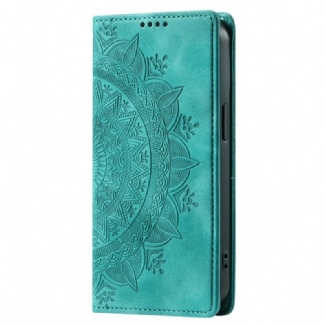 Flip Cover Xiaomi Redmi Note 15 Pro 5G Effet Daim Mandala