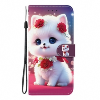 Housse Xiaomi Redmi Note 15 Pro 5G Chat et Roses