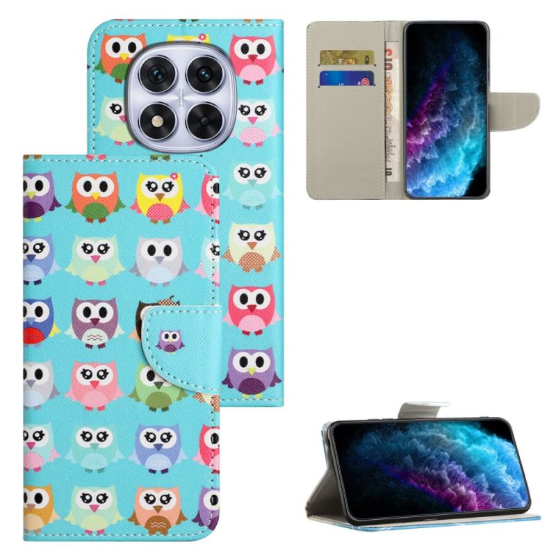 Housse Xiaomi Redmi Note 15 Pro 5G Chouettes