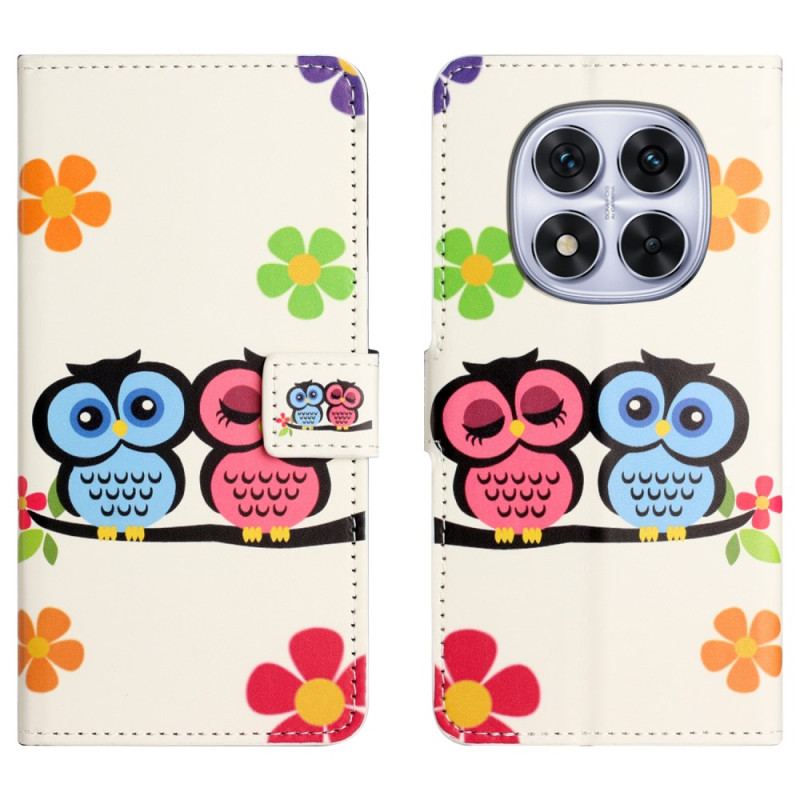 Housse Xiaomi Redmi Note 15 Pro 5G Couple de Hiboux