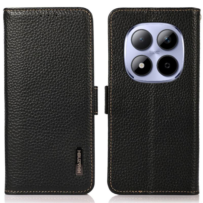 Housse Xiaomi Redmi Note 15 Pro 5G Cuir Véritable KHAZNEH