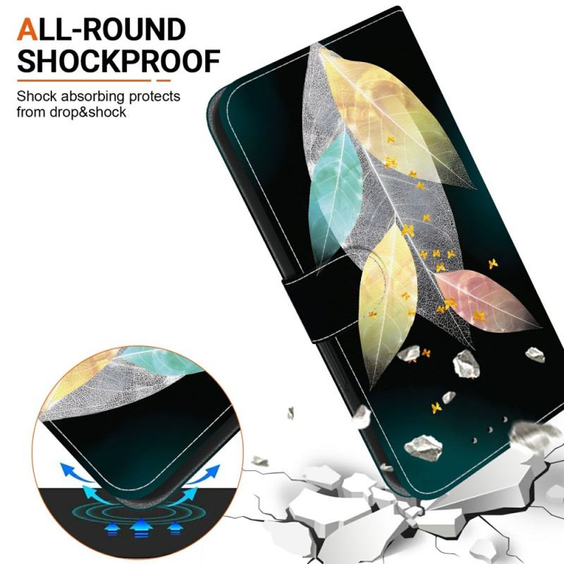 Housse Xiaomi Redmi Note 15 Pro 5G Feuilles Colorées