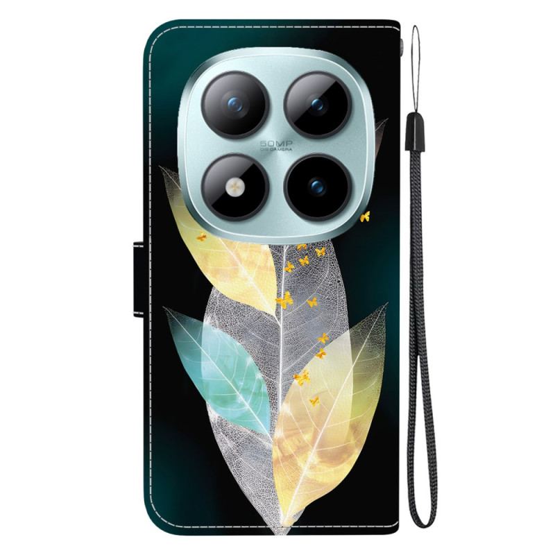 Housse Xiaomi Redmi Note 15 Pro 5G Feuilles Colorées