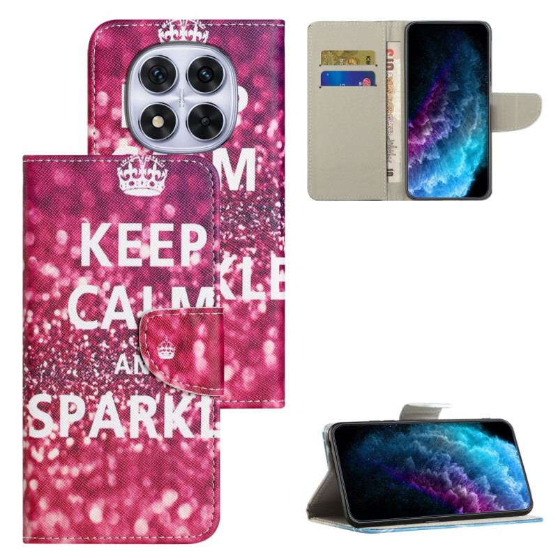 Housse Xiaomi Redmi Note 15 Pro 5G Keep Calm and Sparkle