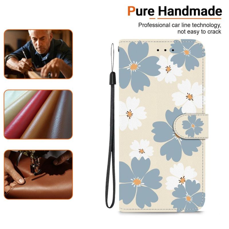 Housse Xiaomi Redmi Note 15 Pro 5G Marguerites Bleues