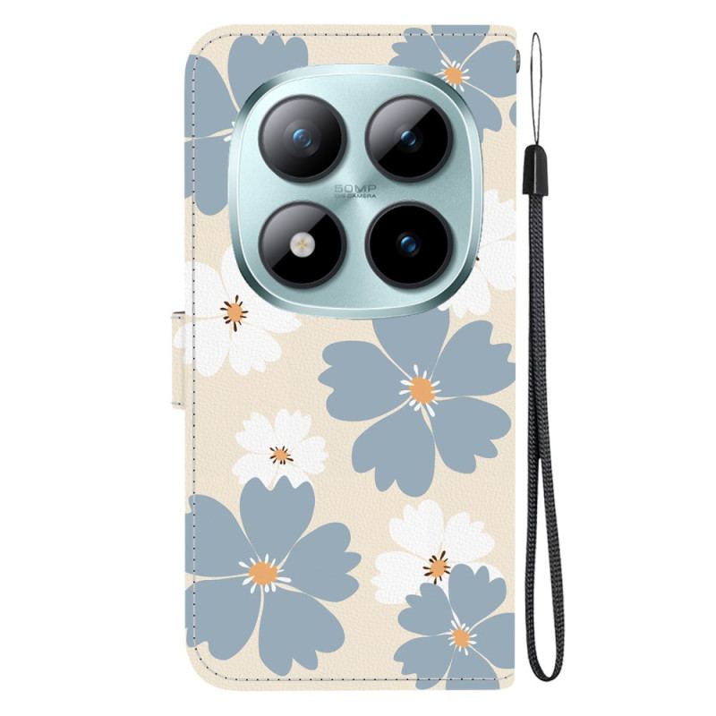 Housse Xiaomi Redmi Note 15 Pro 5G Marguerites Bleues