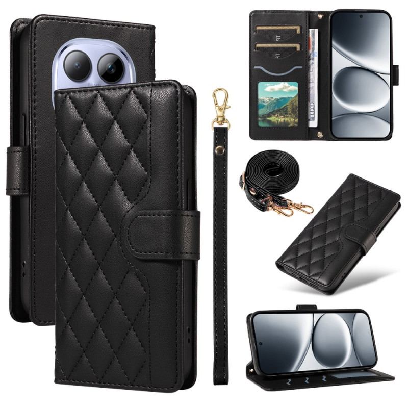 Housse Xiaomi Redmi Note 15 Pro 5G Matelassée avec Sangles