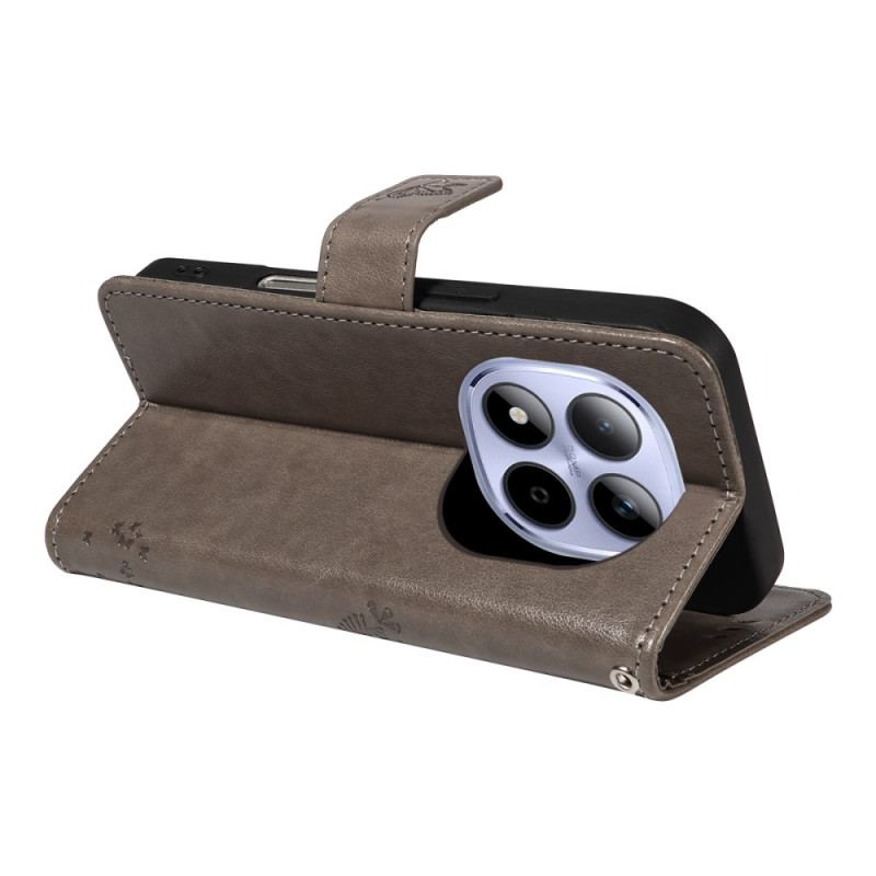 Housse Xiaomi Redmi Note 15 Pro 5G Motif Chat et Arbre