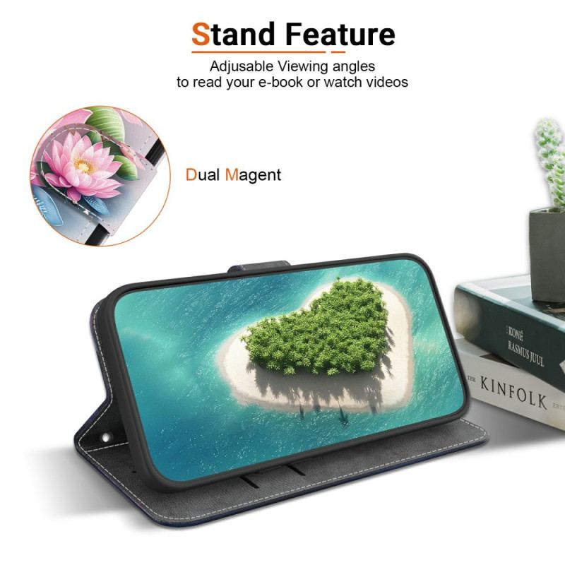 Housse Xiaomi Redmi Note 15 Pro 5G Motif Lotus