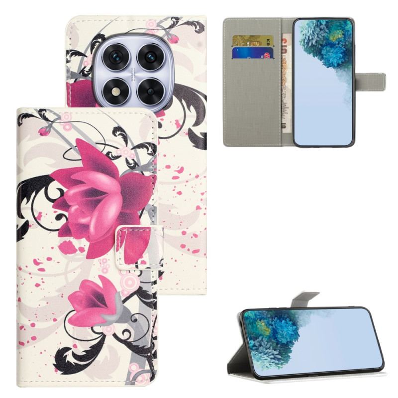 Housse Xiaomi Redmi Note 15 Pro 5G Motif Lotus