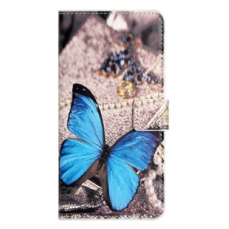 Housse Xiaomi Redmi Note 15 Pro 5G Papillon Bleu