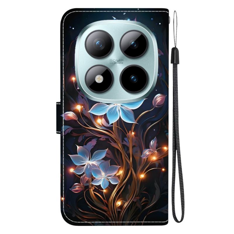 Housse Xiaomi Redmi Note 15 Pro 5G Petites Fleurs Lanternes