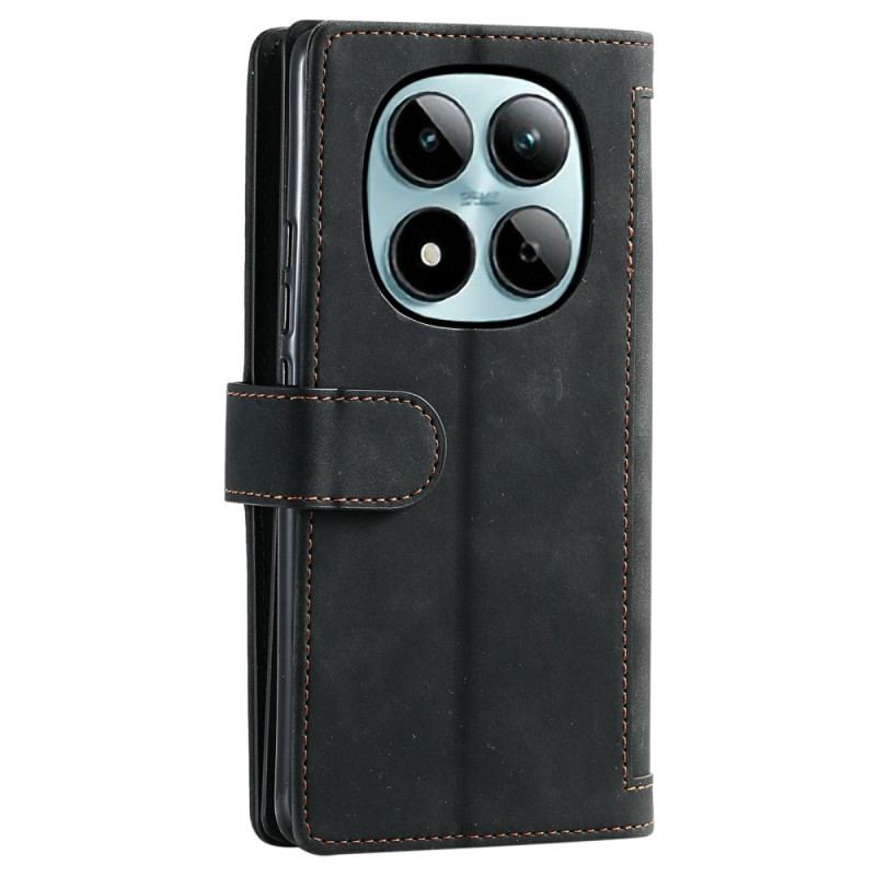 Housse Xiaomi Redmi Note 15 Pro 5G Portefeuille 9 Porte-Cartes