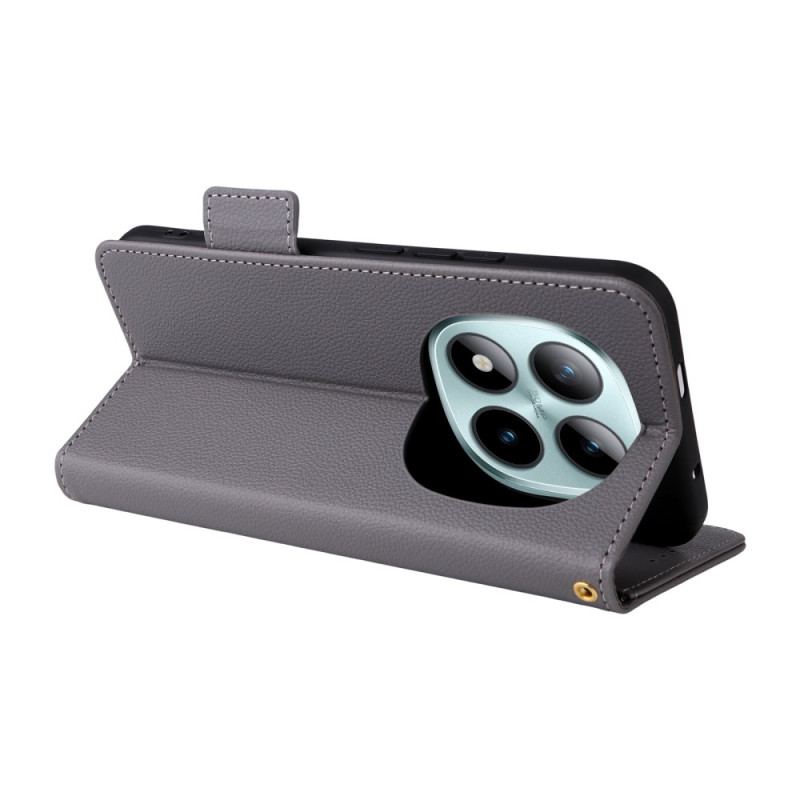 Housse Xiaomi Redmi Note 15 Pro 5G Simili Cuir à Lanière