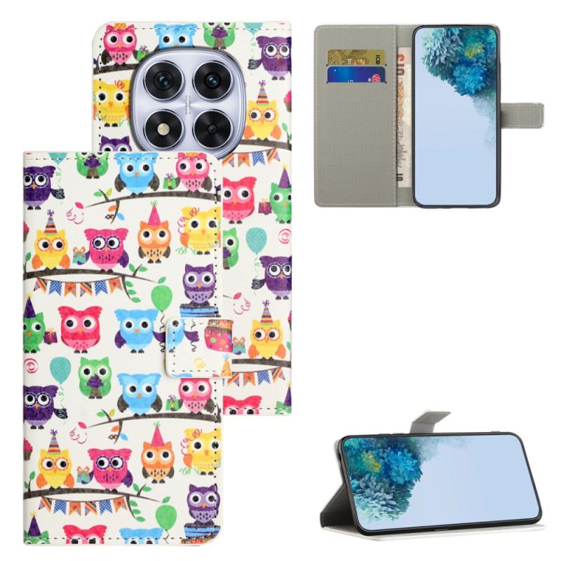 Housse Xiaomi Redmi Note 15 Pro 5G Tribu de Hiboux