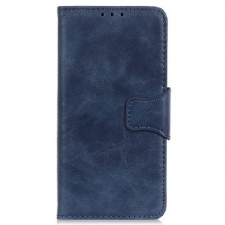 Housse Honor Magic 5 Lite Cuir Fendu Fermoir Réversible