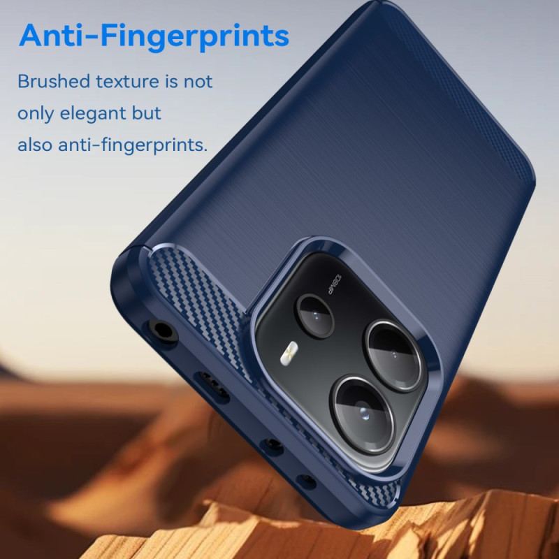 Coque Xiaomi Redmi Note 14 4G Fibre Carbone Brossée