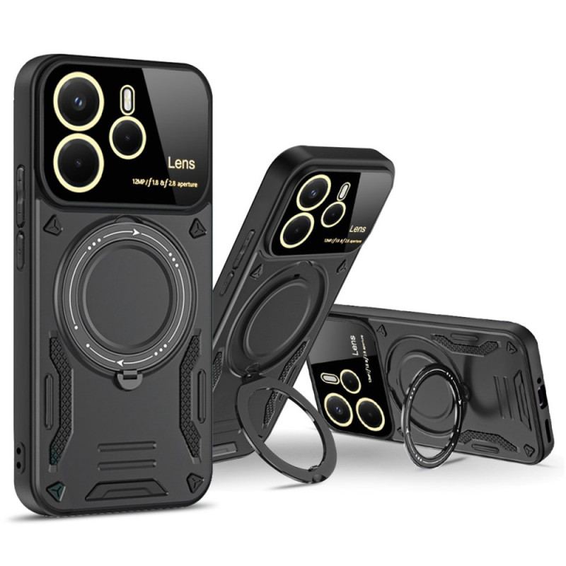 Coque Xiaomi Redmi Note 14 4G Support Rotatif Magnétique