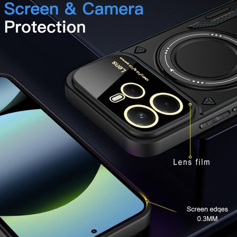 Coque Xiaomi Redmi Note 14 4G Support Rotatif Magnétique