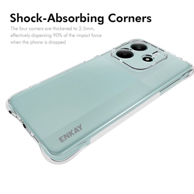 Coque Xiaomi Redmi Note 14 4G Transparente ENKAY