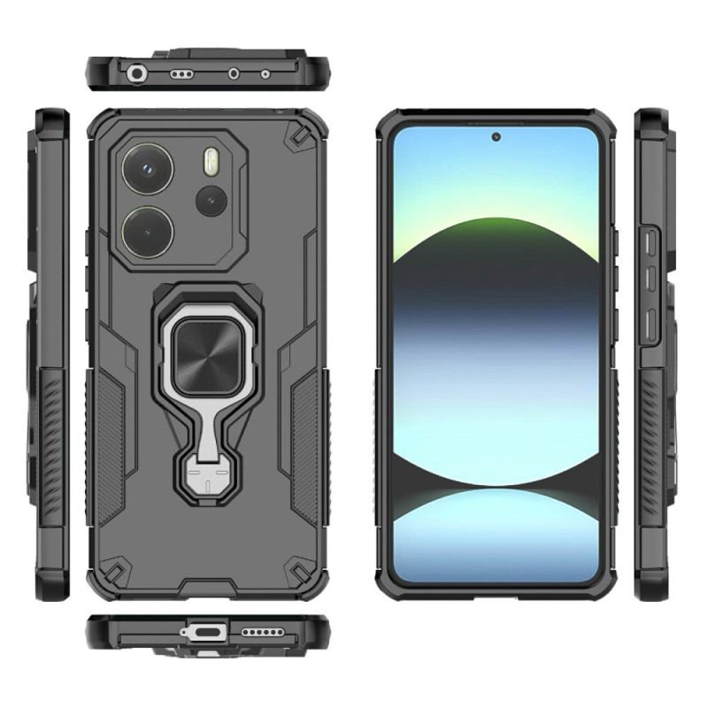 Coque Xiaomi Redmi Note 14 4G Ultra Résistante avec Support Rotatif