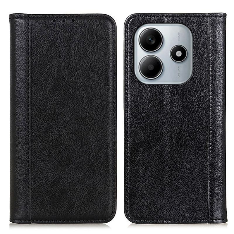Flip Cover Xiaomi Redmi Note 14 4G Cuir Fendu