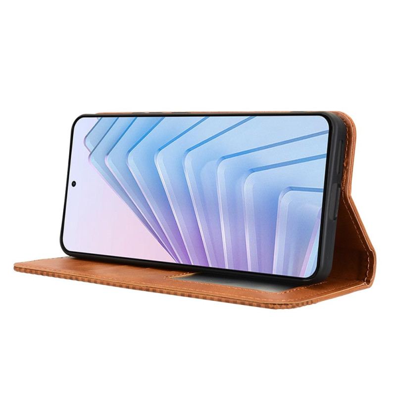 Flip Cover Xiaomi Redmi Note 14 4G Frise Vintage