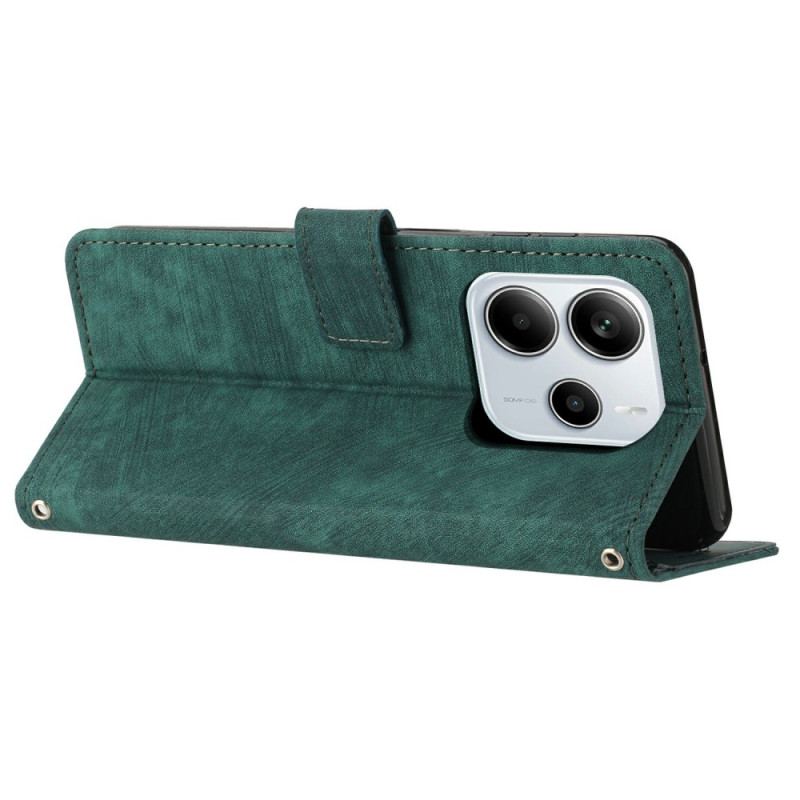 Housse Xiaomi Redmi Note 14 4G Design Lignes Rétro