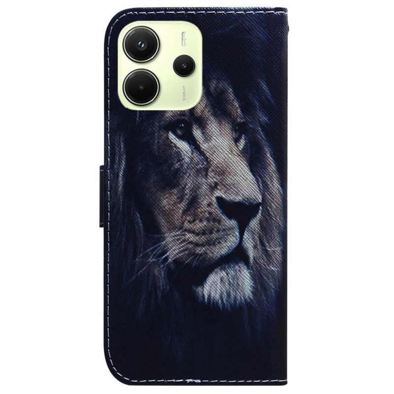 Housse Xiaomi Redmi Note 14 4G Dreaming Lion