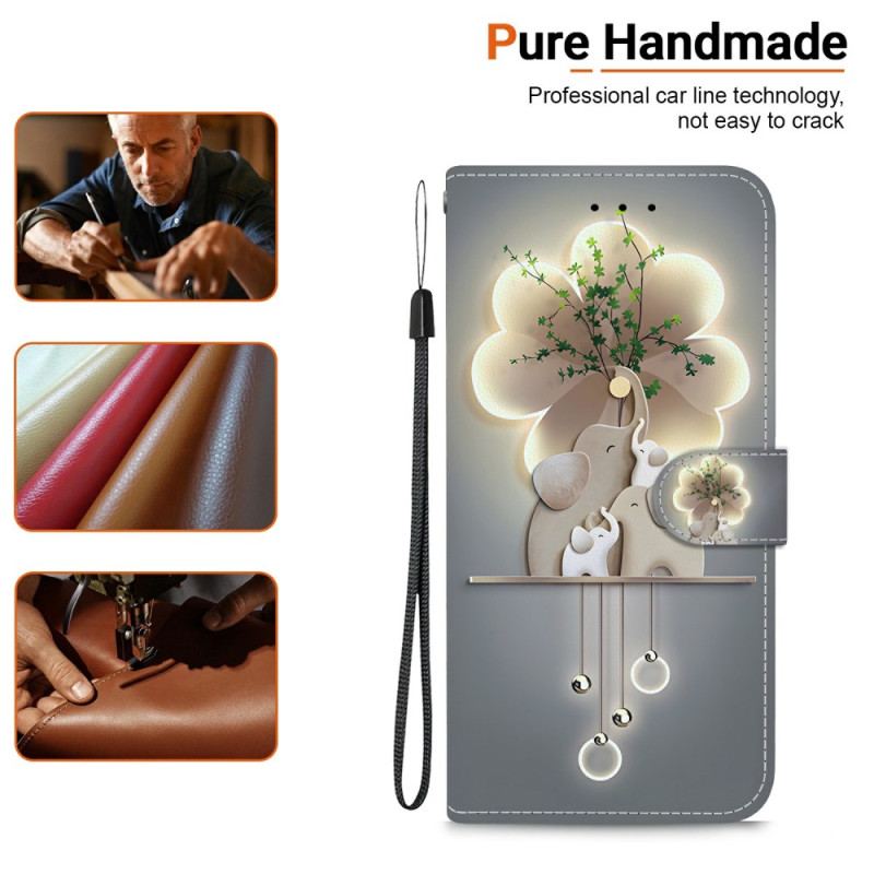 Housse Xiaomi Redmi Note 14 4G Éléphants