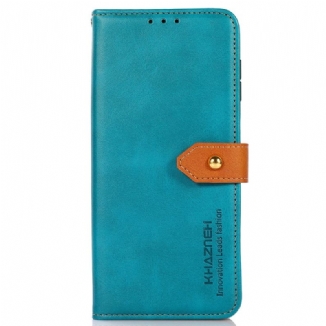 Housse Xiaomi Redmi Note 14 4G Fermoir Doré KHAZNEH