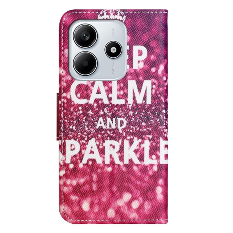 Housse Xiaomi Redmi Note 14 4G Keep Calm And Sparkle
