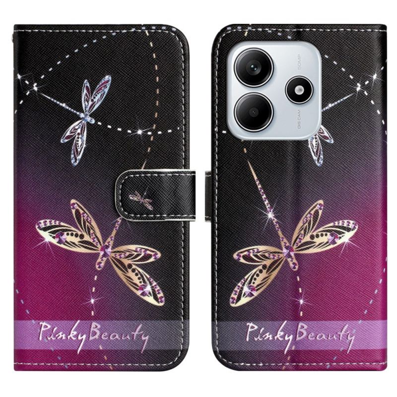 Housse Xiaomi Redmi Note 14 4G Libellules