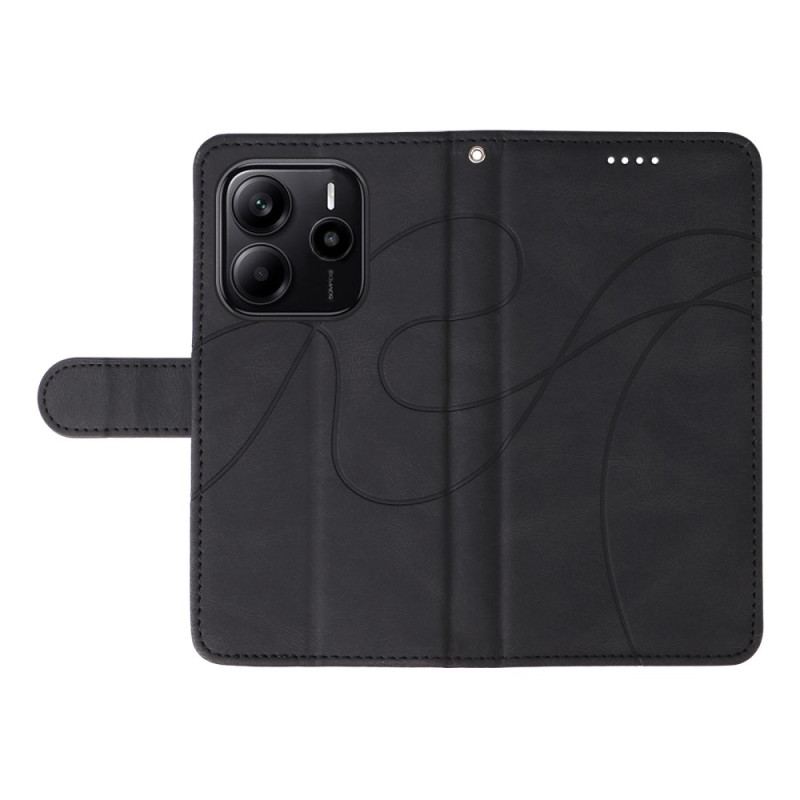 Housse Xiaomi Redmi Note 14 4G Lignes Ondulées