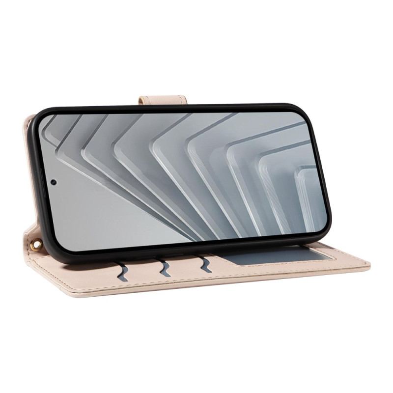 Housse Xiaomi Redmi Note 14 4G Matelassée avec Lanière et bandoulière