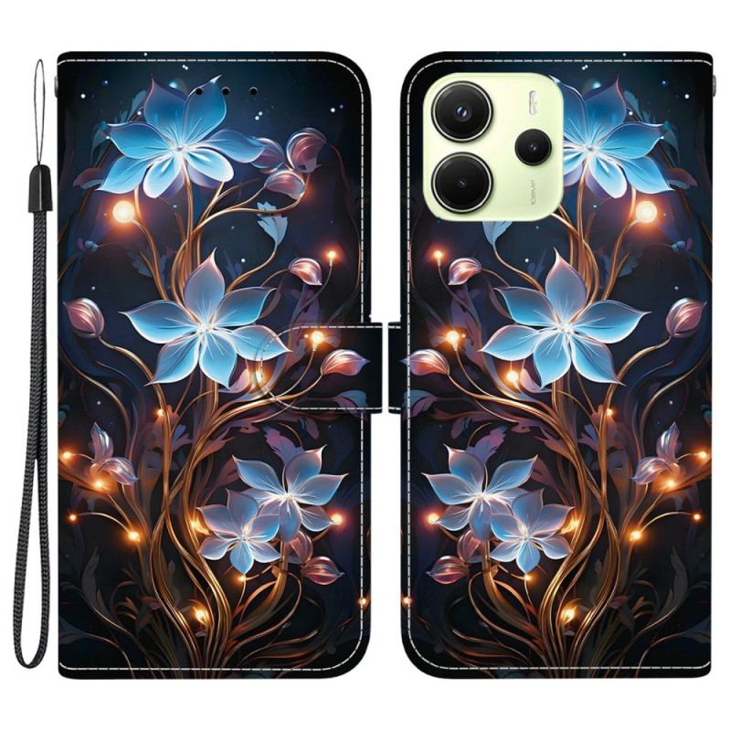 Housse Xiaomi Redmi Note 14 4G Motif Floral