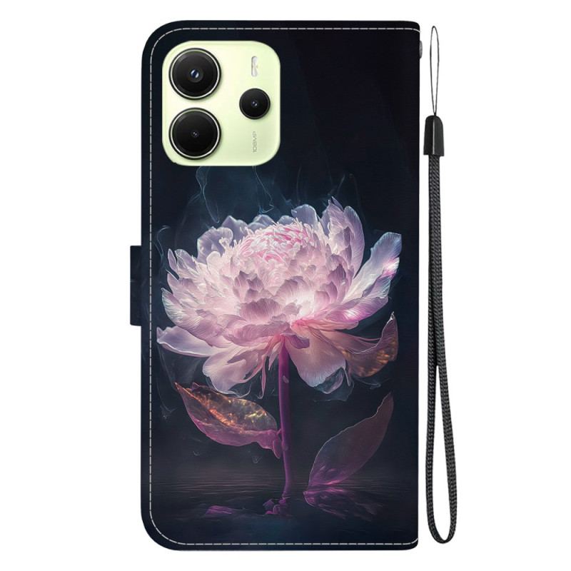 Housse Xiaomi Redmi Note 14 4G Pivoine Rose