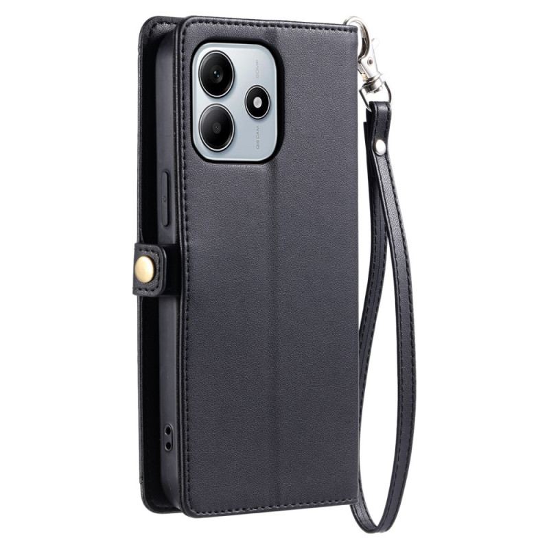 Housse Xiaomi Redmi Note 14 4G Pochette à Lanière