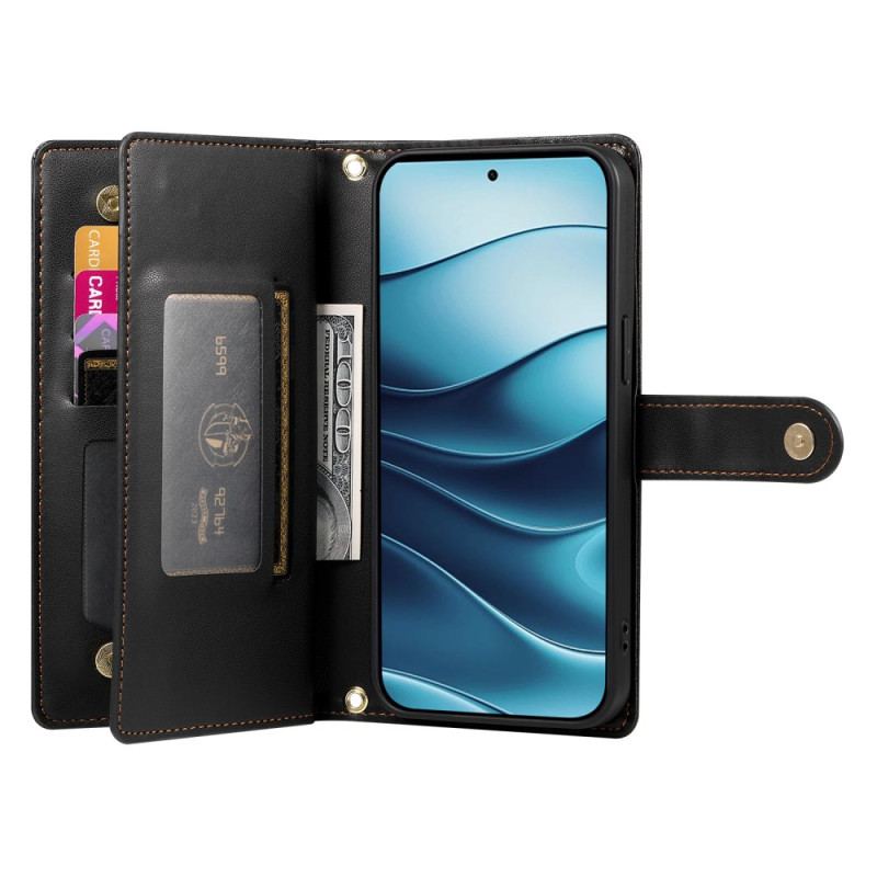 Housse Xiaomi Redmi Note 14 4G Portefeuille et Lanières