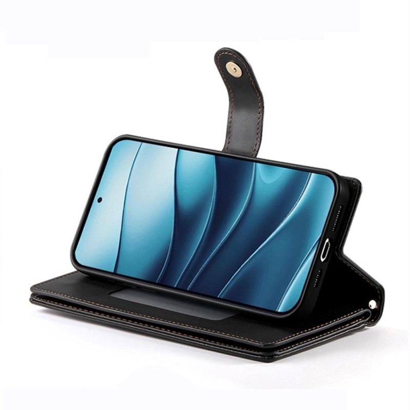 Housse Xiaomi Redmi Note 14 4G Portefeuille et Lanières