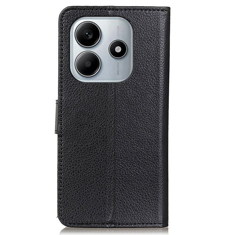 Housse Xiaomi Redmi Note 14 4G Simili Cuir Traditionnel