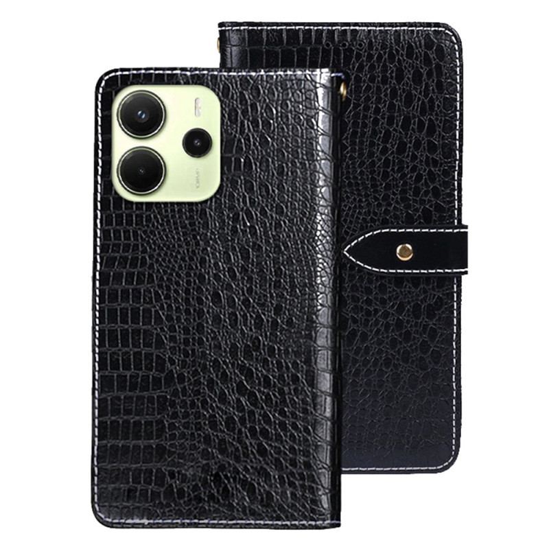 Housse Xiaomi Redmi Note 14 4G Texture Crocodile IDEWEI
