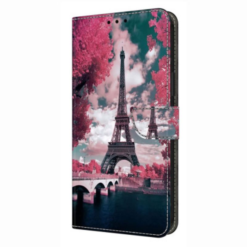 Housse Xiaomi Redmi Note 14 4G Tour Eiffel Floral