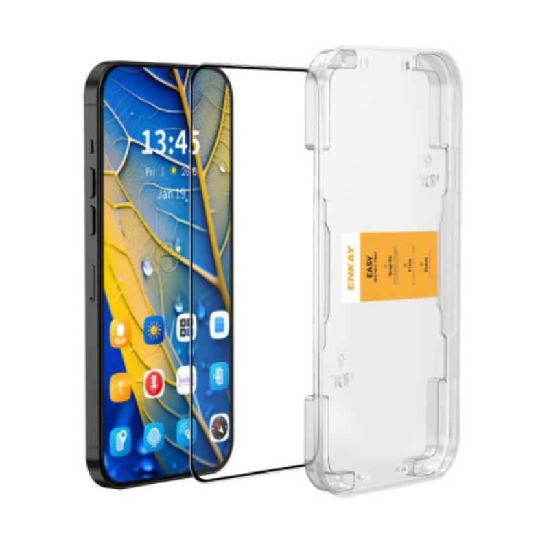 Protection d'Écran en Verre Tempé Xiaomi Redmi Note 14 4G avec Outil d'installation ENKAY