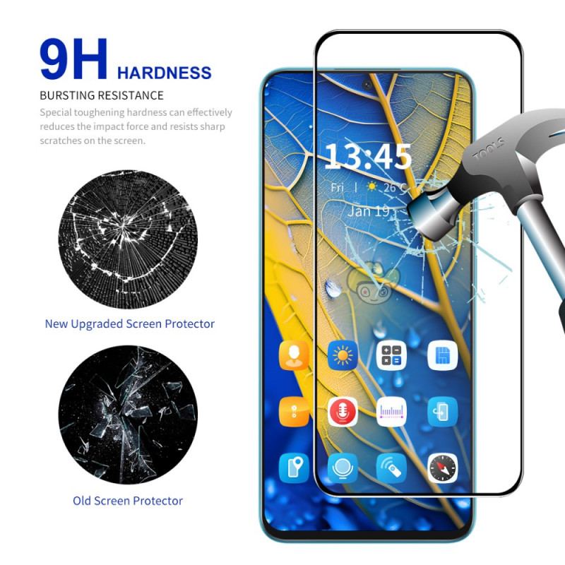 Protection d'Écran en Verre Tempé Xiaomi Redmi Note 14 4G avec Outil d'installation ENKAY