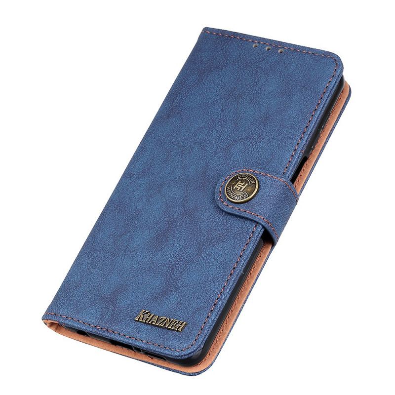 Housse Sony Xperia Pro-I Cuir Fendu Rétro KHAZNEH