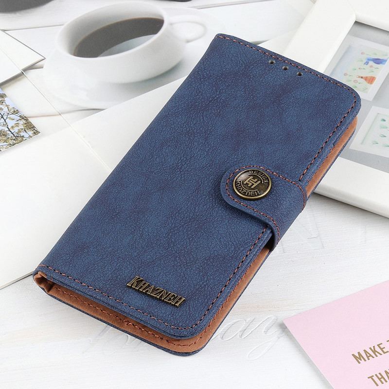 Housse Sony Xperia Pro-I Cuir Fendu Rétro KHAZNEH