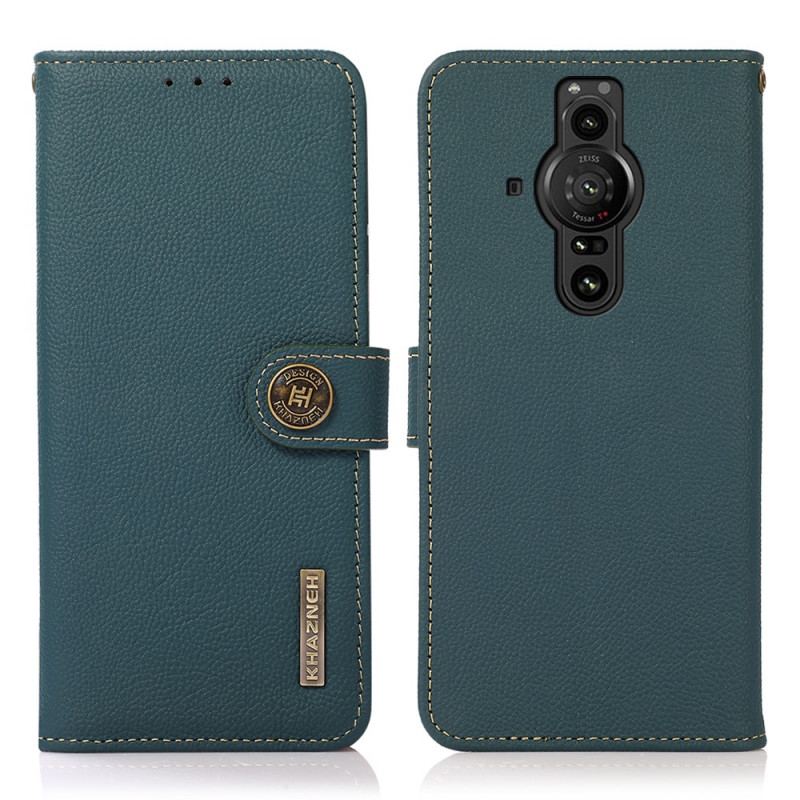 Housse Sony Xperia Pro-I Cuir KHAZNEH