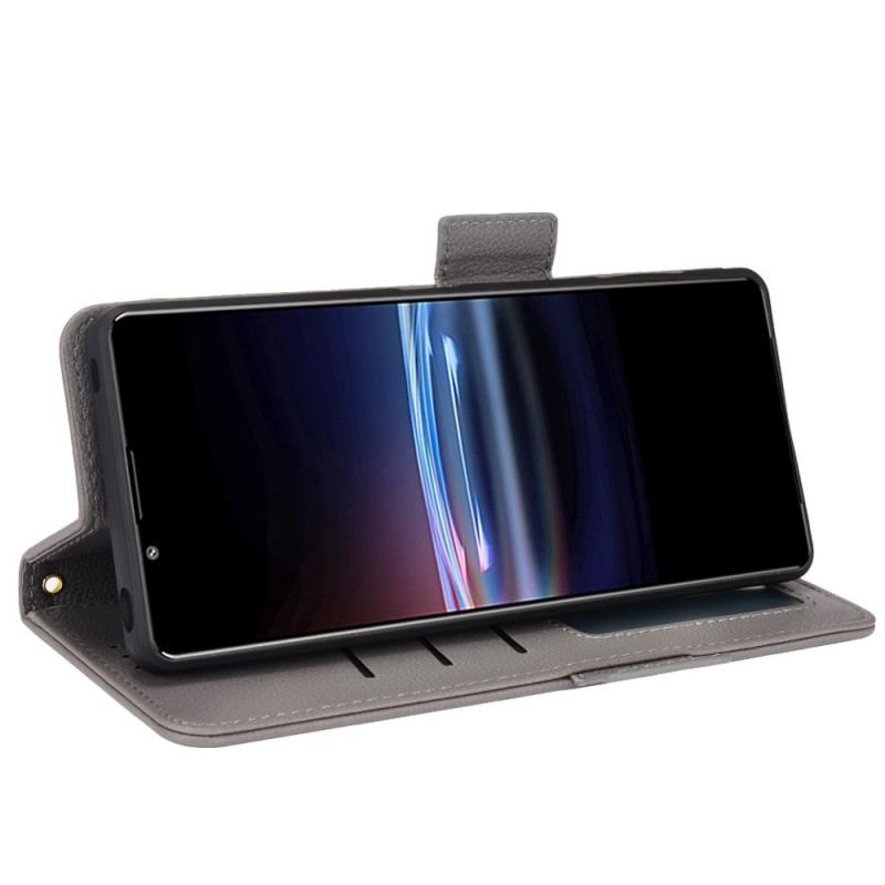 Housse Sony Xperia Pro-I Effet Cuir Litchi Premium