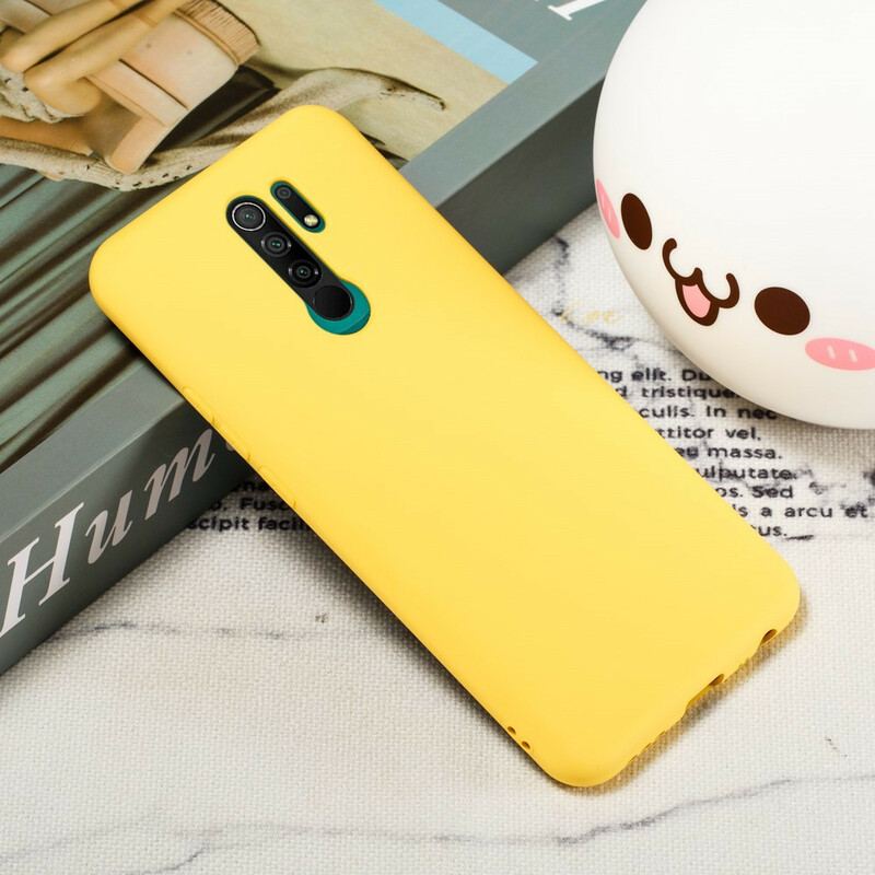 Coque Xiaomi Redmi 9 Silicone Liquide Avec Lanière